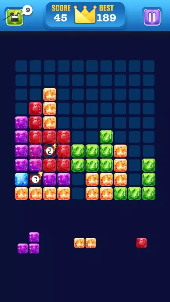 Ảnh chụp màn hình của Block Puzzle Jewel - Jewels Star Ultimate
