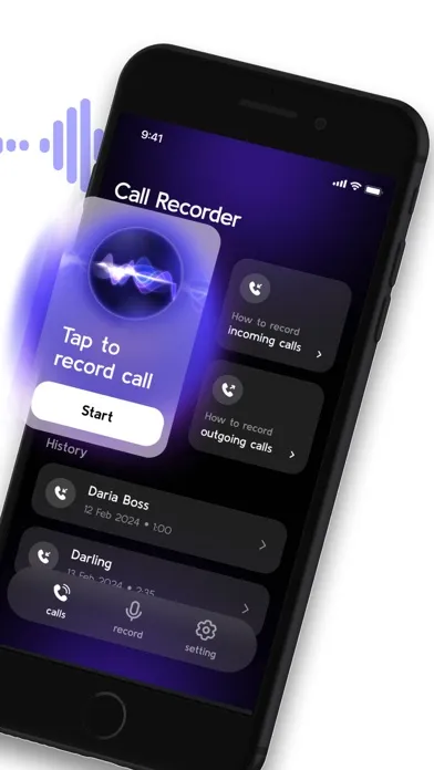 Screenshot di Call Transcriber, Recorder