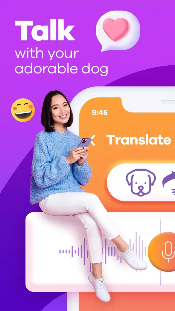 Ảnh chụp màn hình của Human to Dog Translator
