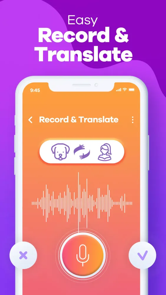 Ảnh chụp màn hình của Human to Dog Translator