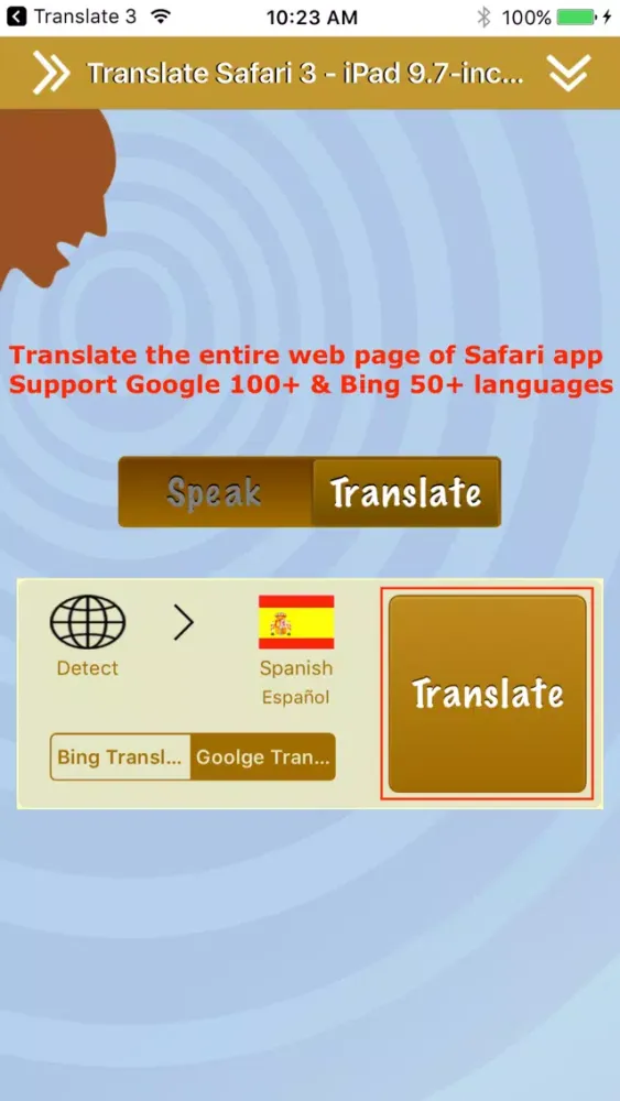 Translate 3 for Safari 스크린샷