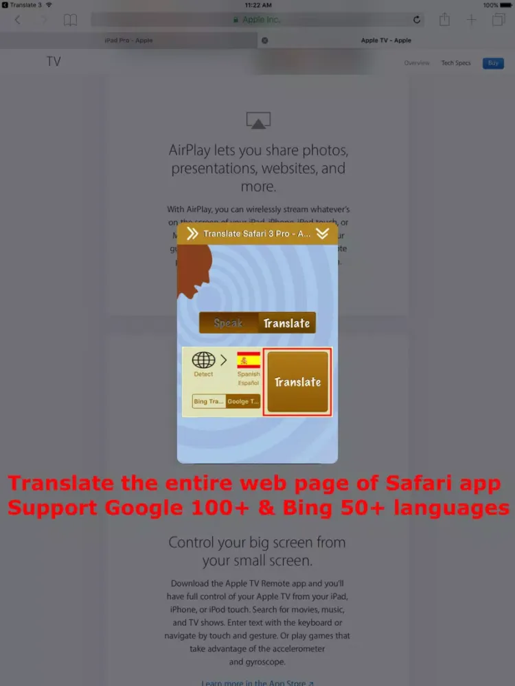 Скриншоты Translate 3 Pro for Safari iPad 