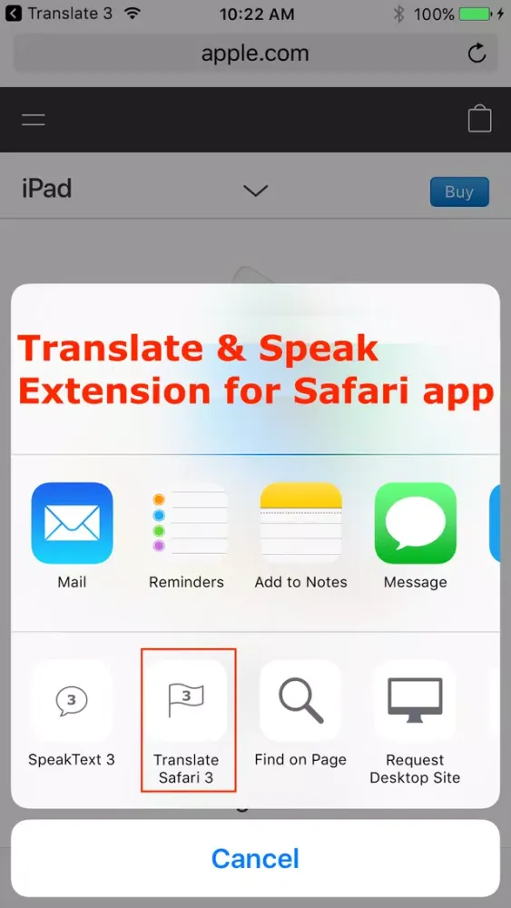 Скриншоты Translate 3 Pro for Safari