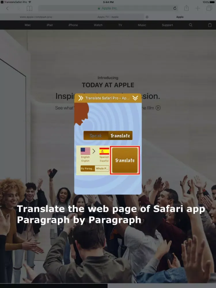 Translate Pro for Safari iPad 應用截圖