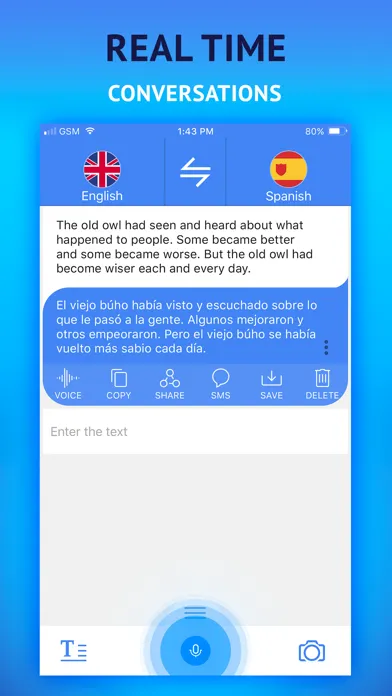Capturas de pantalla de Speak Worldwide - Translator