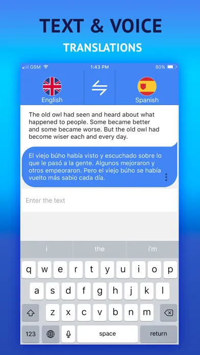 Capturas de pantalla de Speak Worldwide - Translator