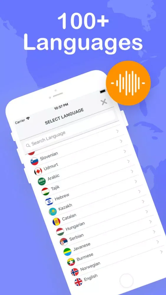 Ảnh chụp màn hình của Live Translator - Speak＋Text