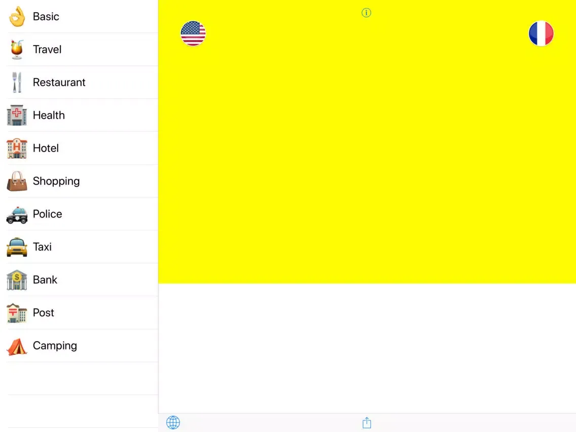 ภาพหน้าจอของ Voice To Translate iPad 