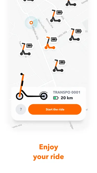 Capturas de pantalla de TRANSPO - Smart eSharing