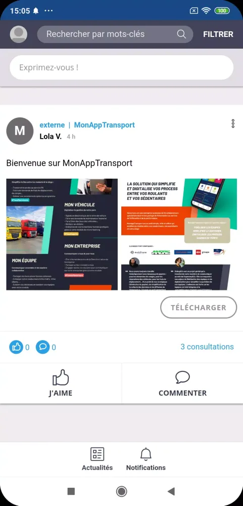 Capturas de tela do Mon App Transport