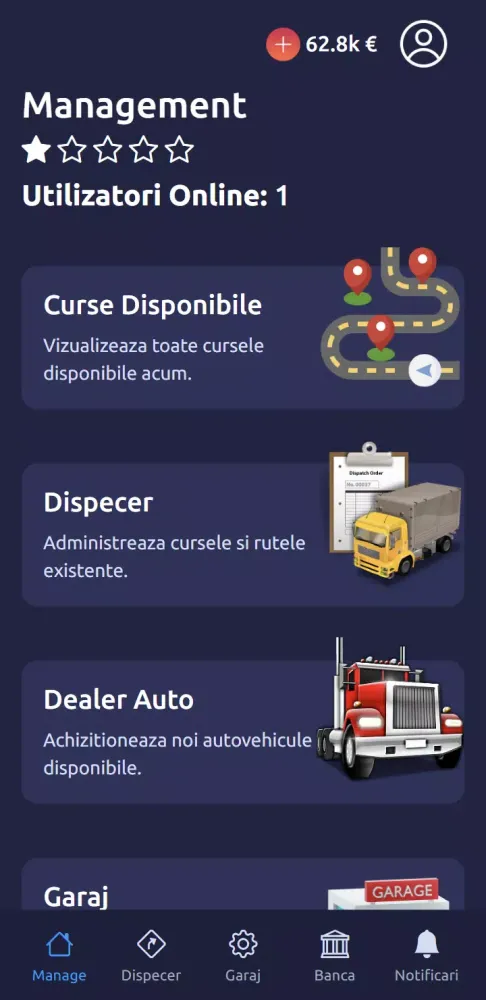 Transport Empire Manager 스크린샷