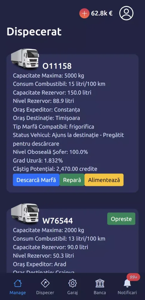 Transport Empire Manager 스크린샷