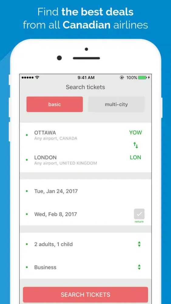 Fly Canada: Book cheap flights & airline tickets Screenshots