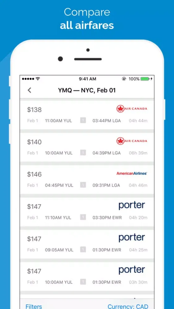 Fly Canada: Book cheap flights & airline tickets Screenshots