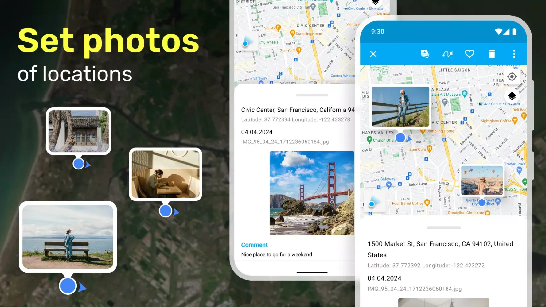 GPS Camera - GeoTag Map Screenshots