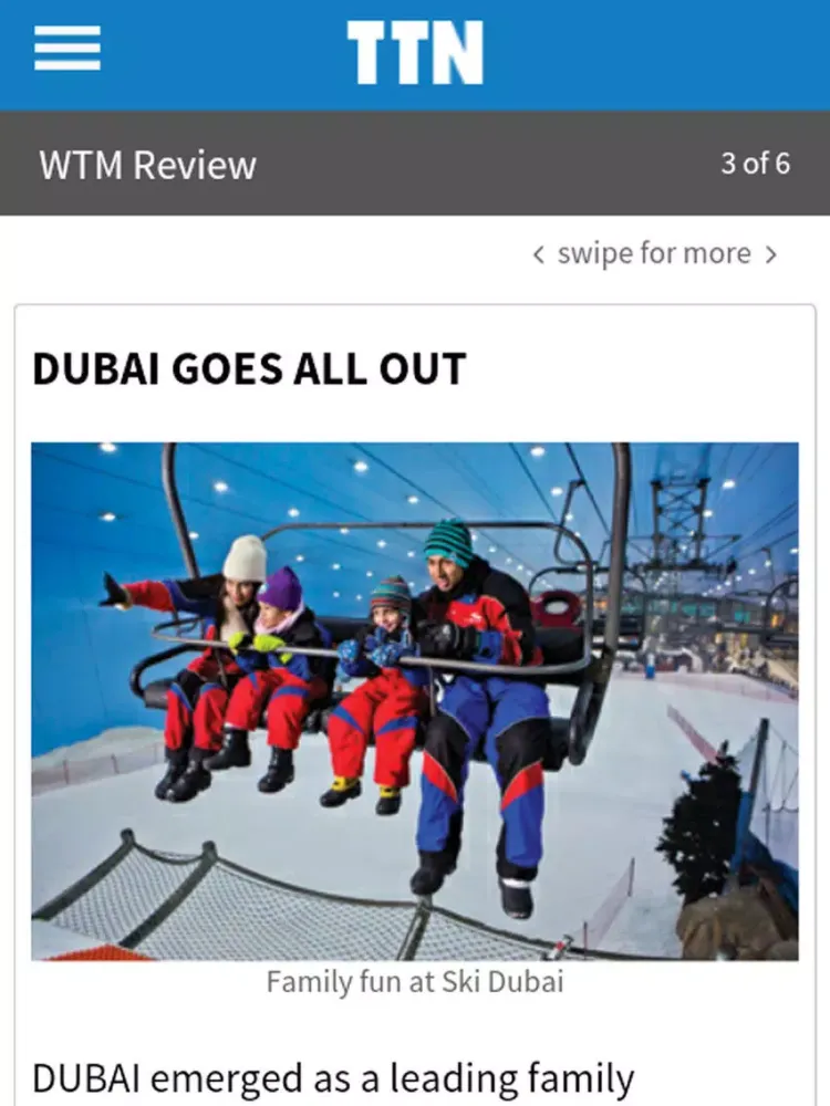 Travel and Tourism News iPad  Screenshots