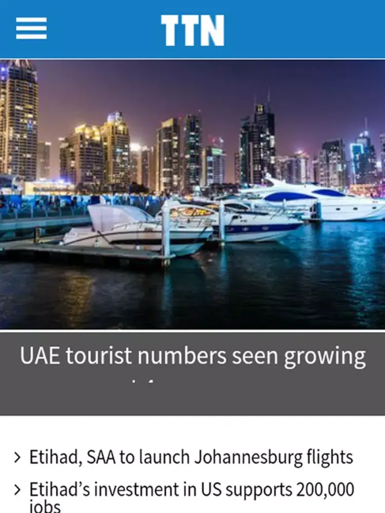 Travel and Tourism News iPad  Screenshots