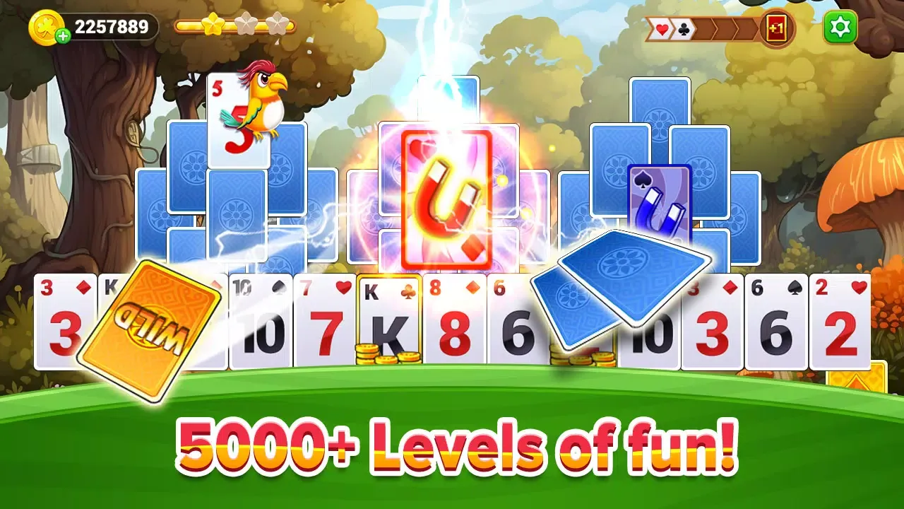 ภาพหน้าจอของ TriPeaks Solitaire Treasure