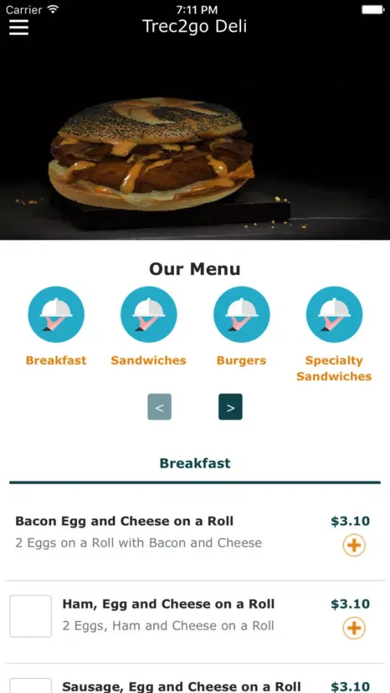 Capturas de pantalla de Trec2go Deli