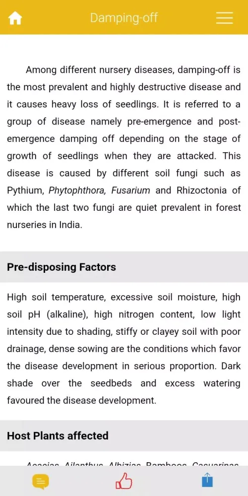 Zrzuty ekranu Forest Tree Diseases