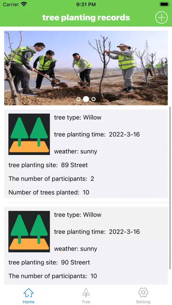 TreePlanting Annal Ekran Görüntüleri