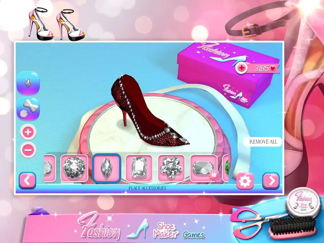 Tangkapan skrin Fashion Shoe Maker Games - Modern Shoes Designer iPad 