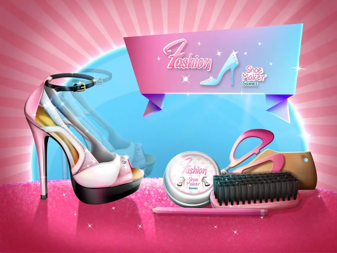 Tangkapan skrin Fashion Shoe Maker Games - Modern Shoes Designer iPad 