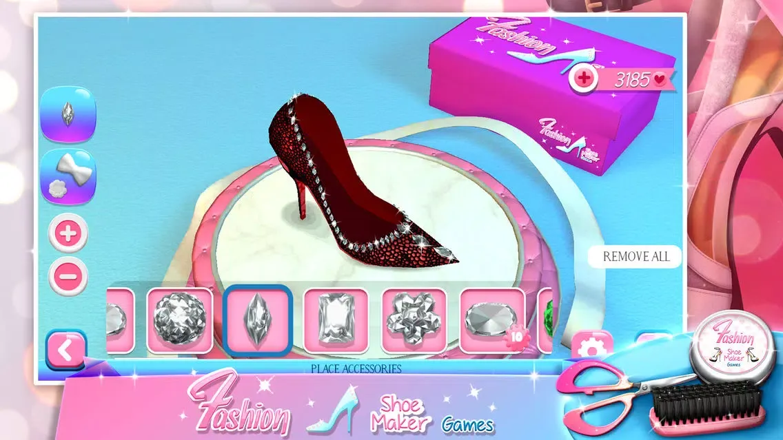 Tangkapan skrin Fashion Shoe Maker Games - Modern Shoes Designer