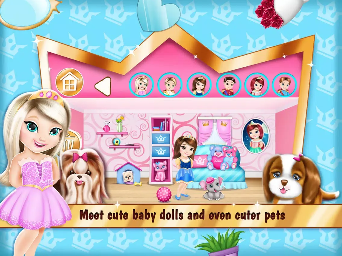 Princess Room Decoration Game – Dollhouse Designer iPad 應用截圖