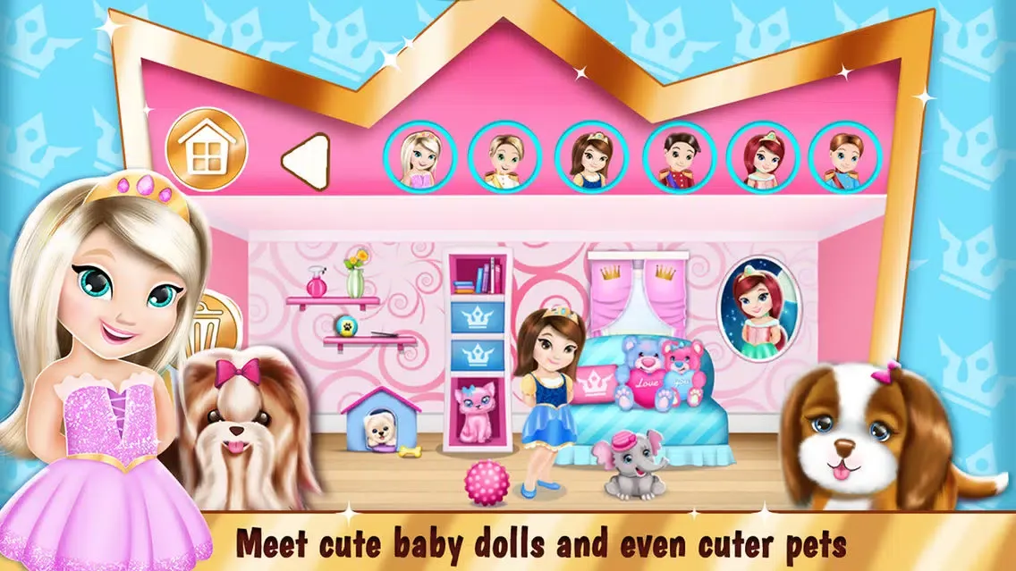 Princess Room Decoration Game – Dollhouse Designer應用截圖