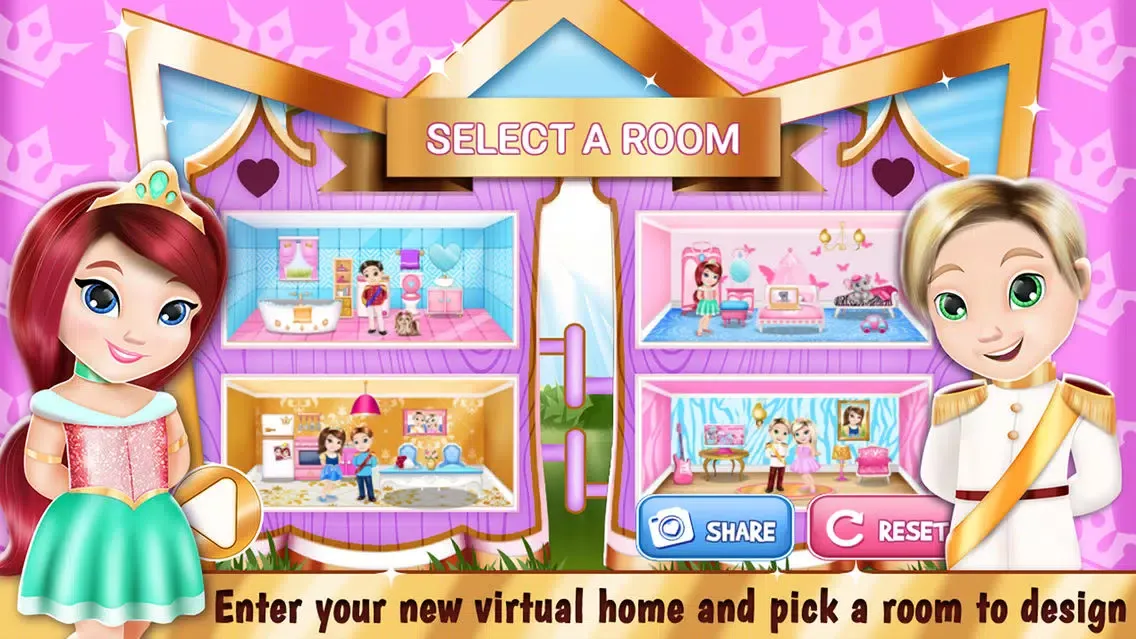 Princess Room Decoration Game – Dollhouse Designer應用截圖