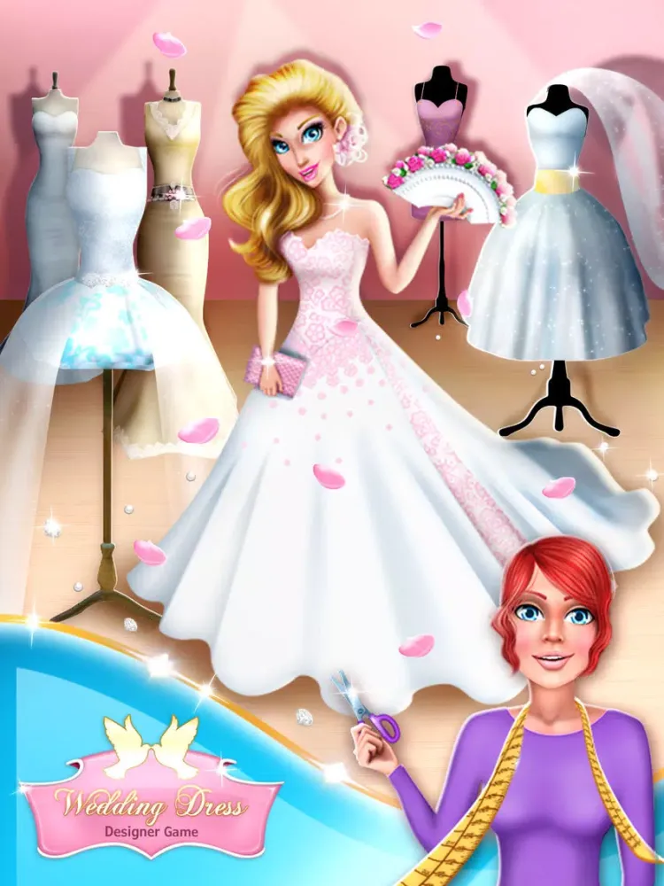 Wedding Dress Designer Game - Fashion Studio iPad 应用截图