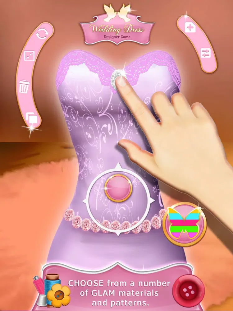 Wedding Dress Designer Game - Fashion Studio iPad 应用截图