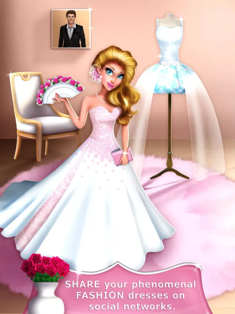 Wedding Dress Designer Game - Fashion Studio iPad 应用截图