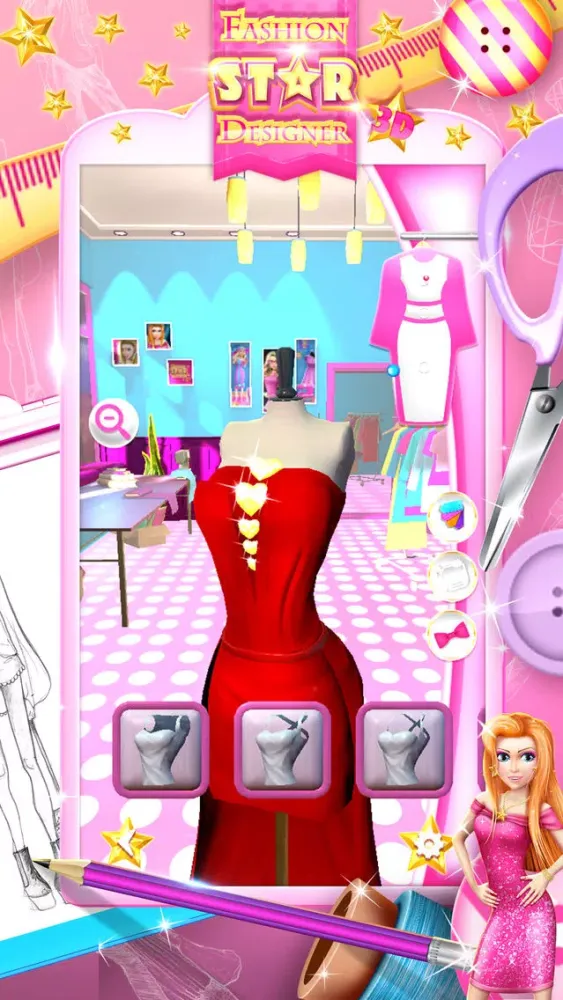 Fashion Star Designer 3D: Design and Make Clothes Screenshots