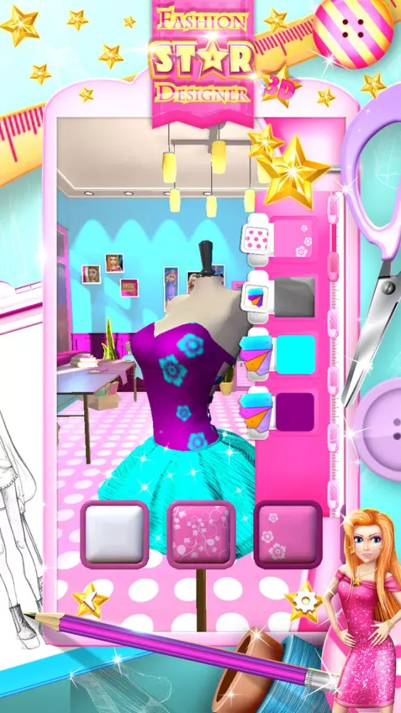 Fashion Star Designer 3D: Design and Make Clothes Screenshots