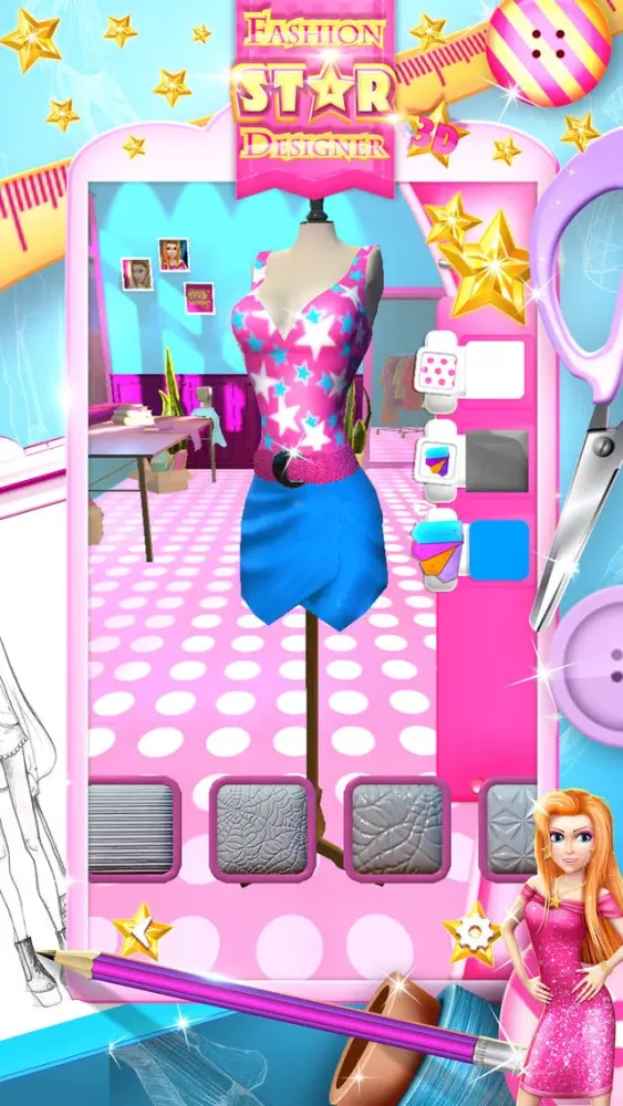 Fashion Star Designer 3D: Design and Make Clothes Screenshots