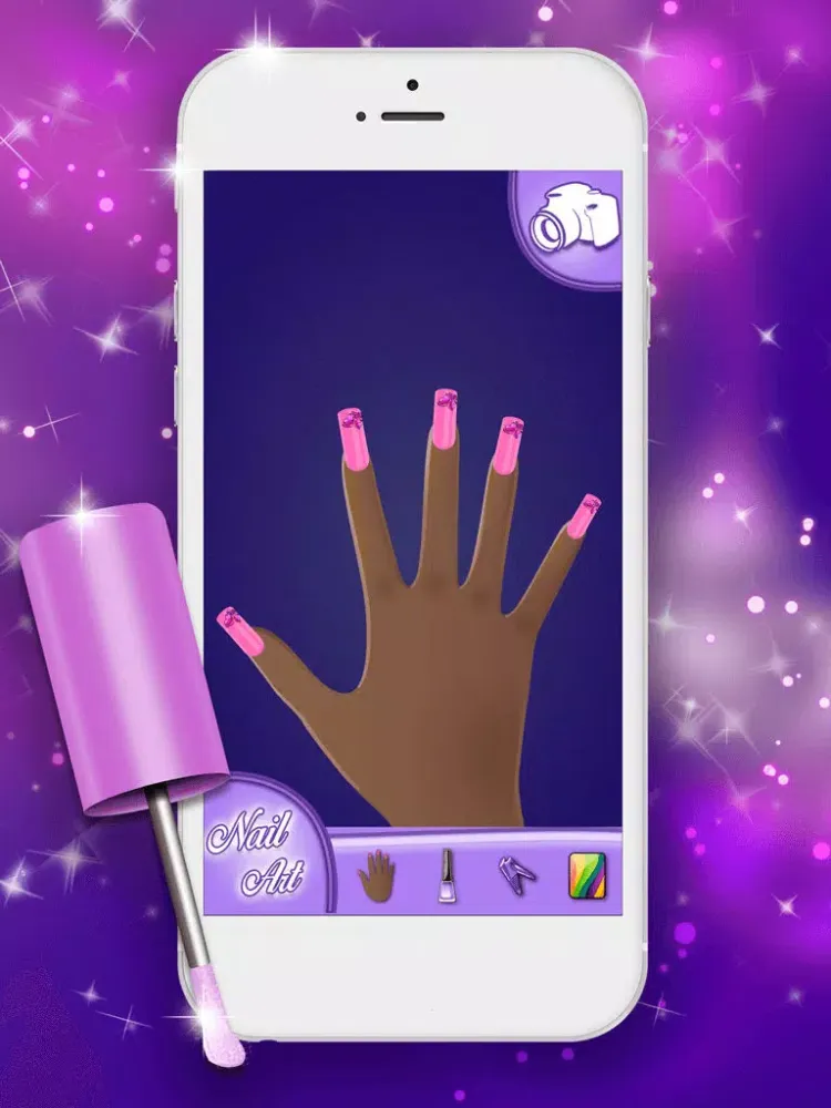 Nail Art Designs Games: Manicure Salon for Fashion Girl.s and Top Star Nail Makeover iPad Screenshots