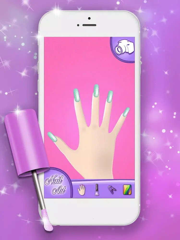 Nail Art Designs Games: Manicure Salon for Fashion Girl.s and Top Star Nail Makeover iPad Screenshots