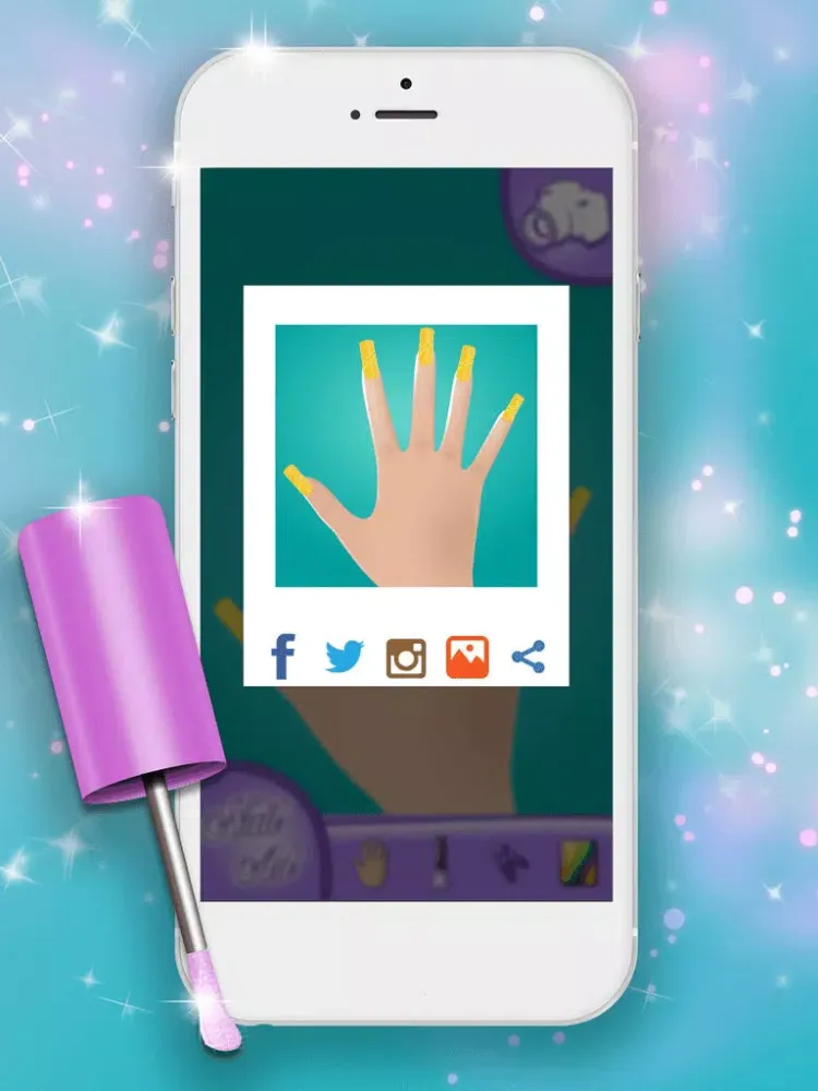 Nail Art Designs Games: Manicure Salon for Fashion Girl.s and Top Star Nail Makeover iPad Screenshots