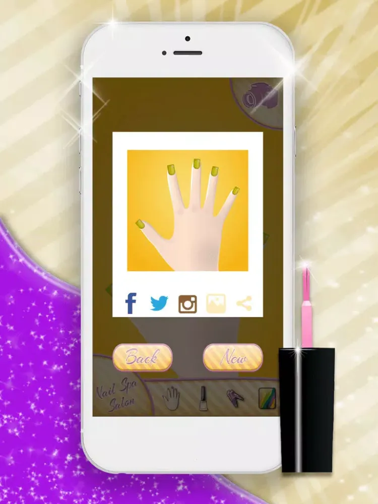 Nail Spa Salon Girls Games: Nail Makeover and Manicure Salon for Fashion Girl.s iPad 應用截圖