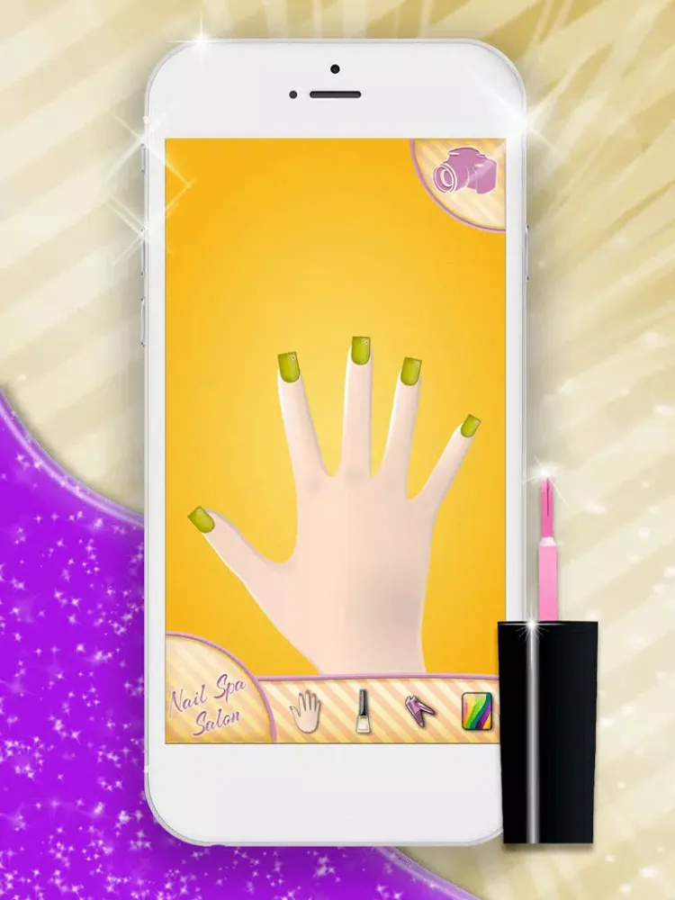 Nail Spa Salon Girls Games: Nail Makeover and Manicure Salon for Fashion Girl.s iPad 應用截圖