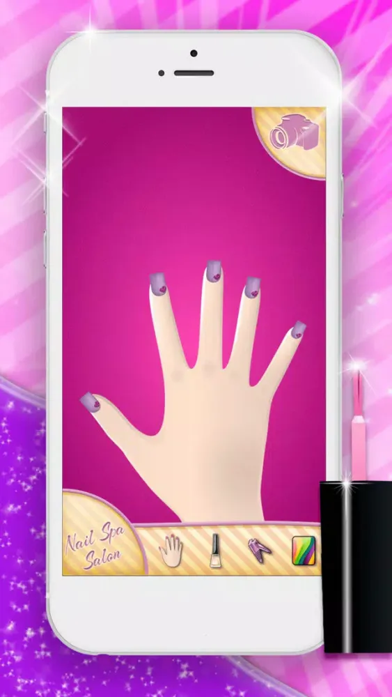Nail Spa Salon Girls Games: Nail Makeover and Manicure Salon for Fashion Girl.s應用截圖