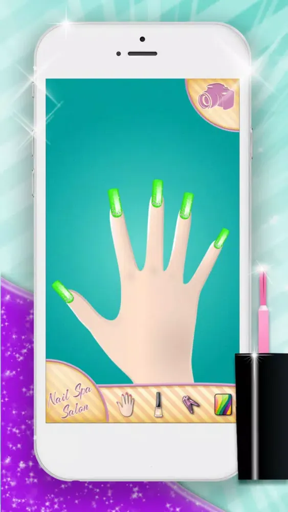 Nail Spa Salon Girls Games: Nail Makeover and Manicure Salon for Fashion Girl.s應用截圖