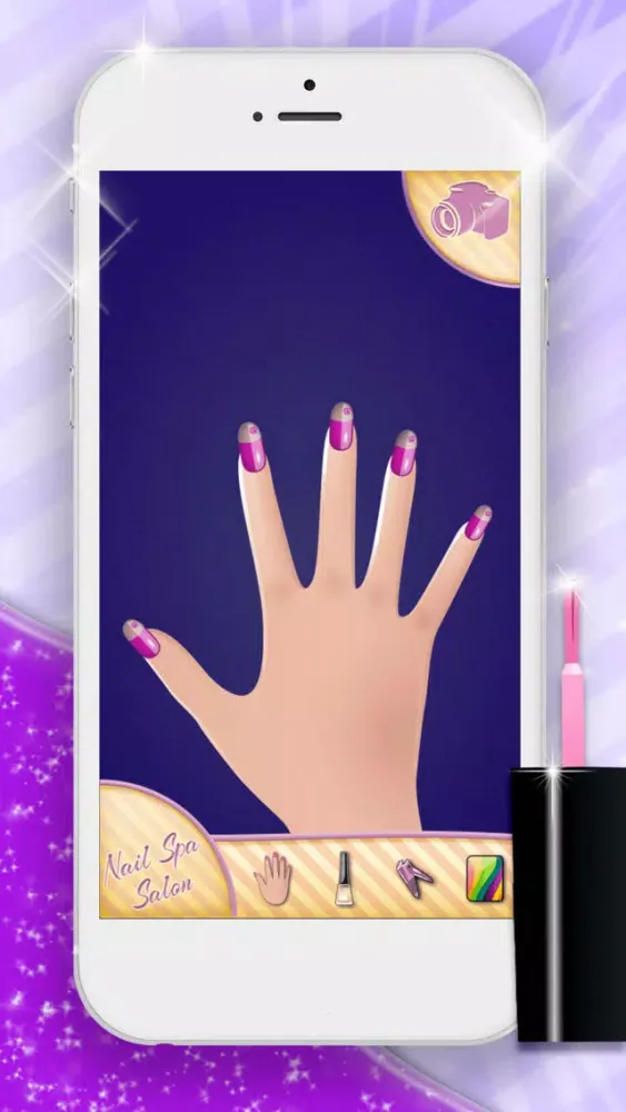 Nail Spa Salon Girls Games: Nail Makeover and Manicure Salon for Fashion Girl.s應用截圖