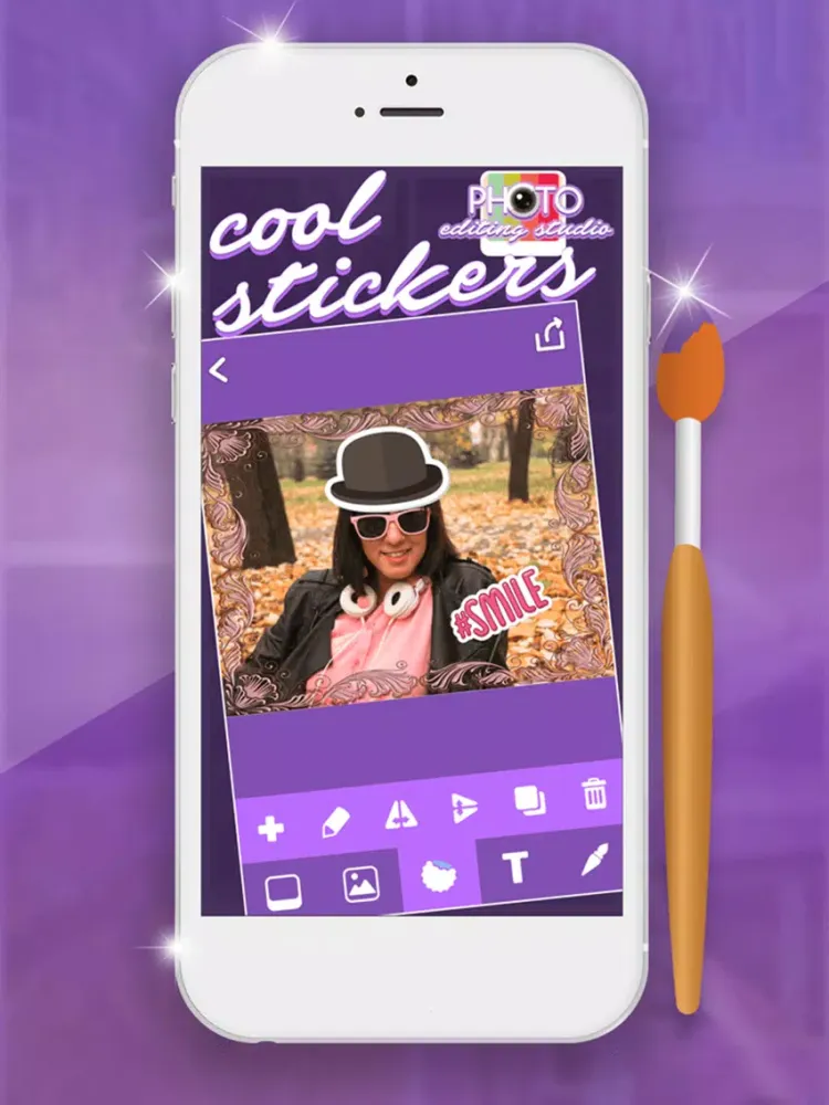 Tangkapan skrin Photo Editing Studio: Amazing picture filters and photo effects for fantastic collages iPad 