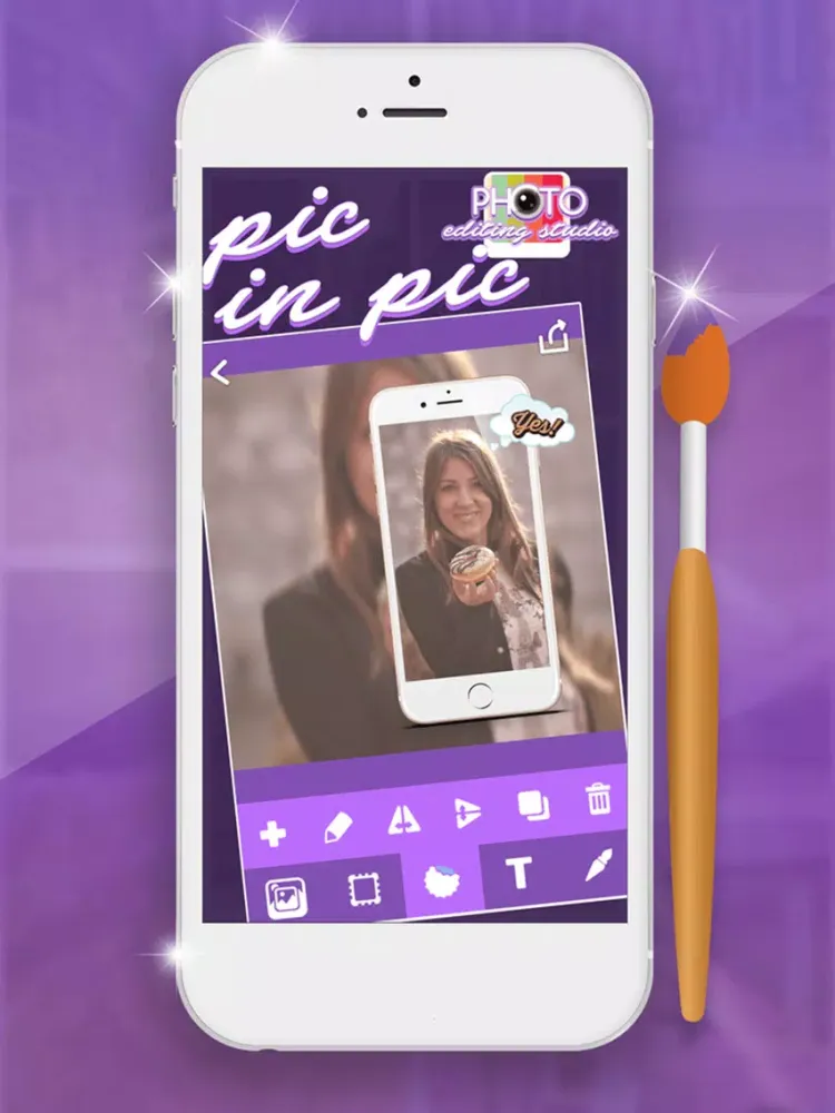 Tangkapan skrin Photo Editing Studio: Amazing picture filters and photo effects for fantastic collages iPad 