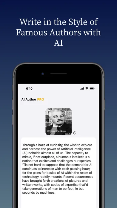 AI Author : Write like Writers স্ক্রিনশট
