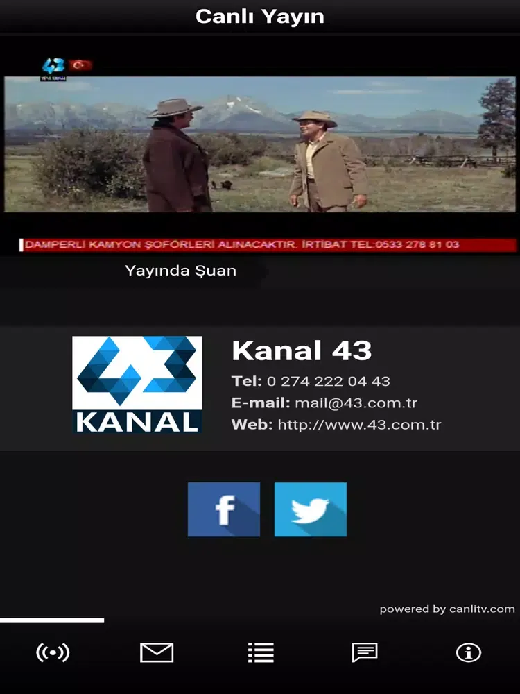 Capturas de pantalla de Kanal 43 iPad 