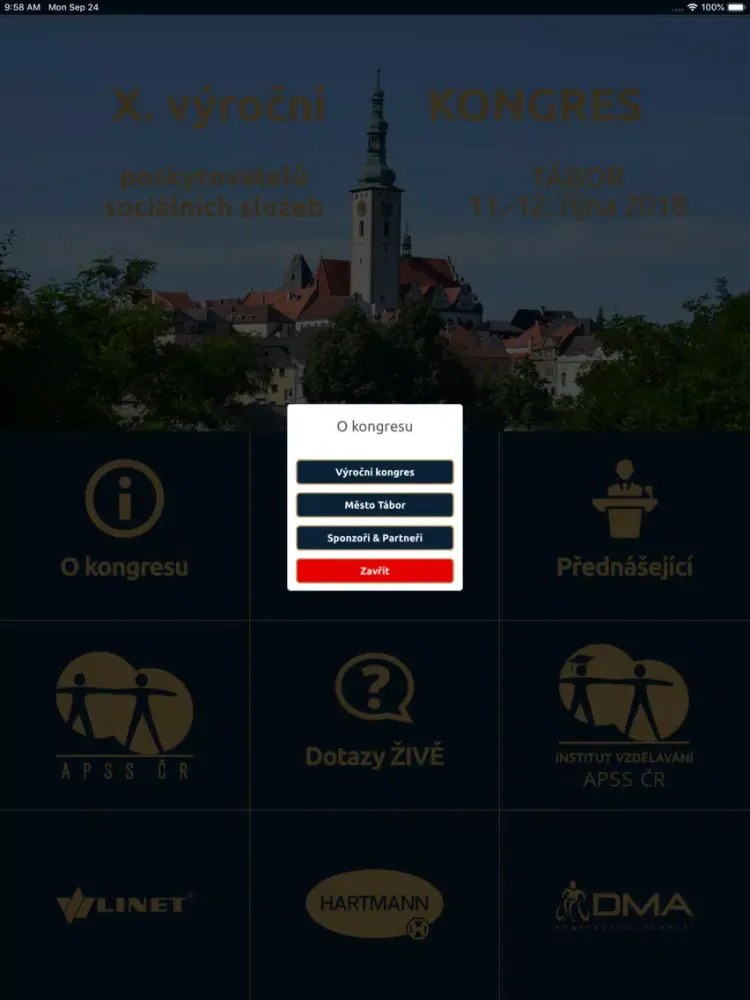 APSS 2018 iPad 应用截图